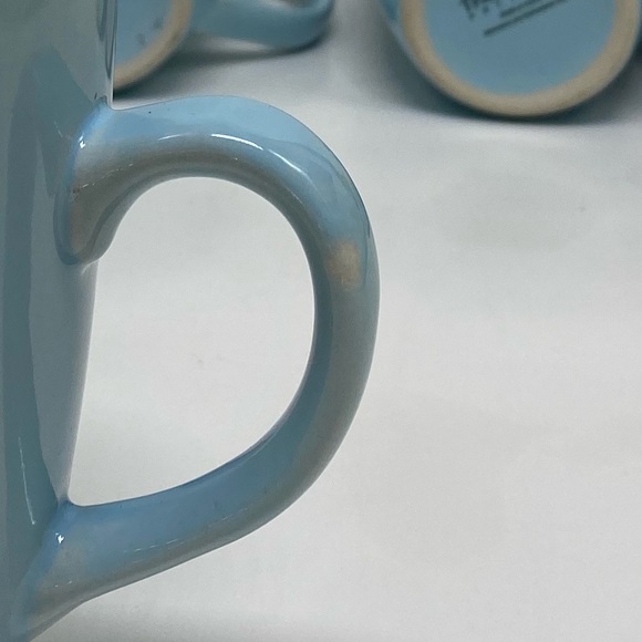 Set of 5 Thomson Pottery Mugs Blue - Picture 5 of 7